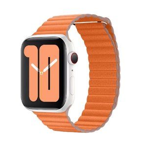 Magnetic Leather Loop Wrist Band For Apple Watch 6 5 4 3 2